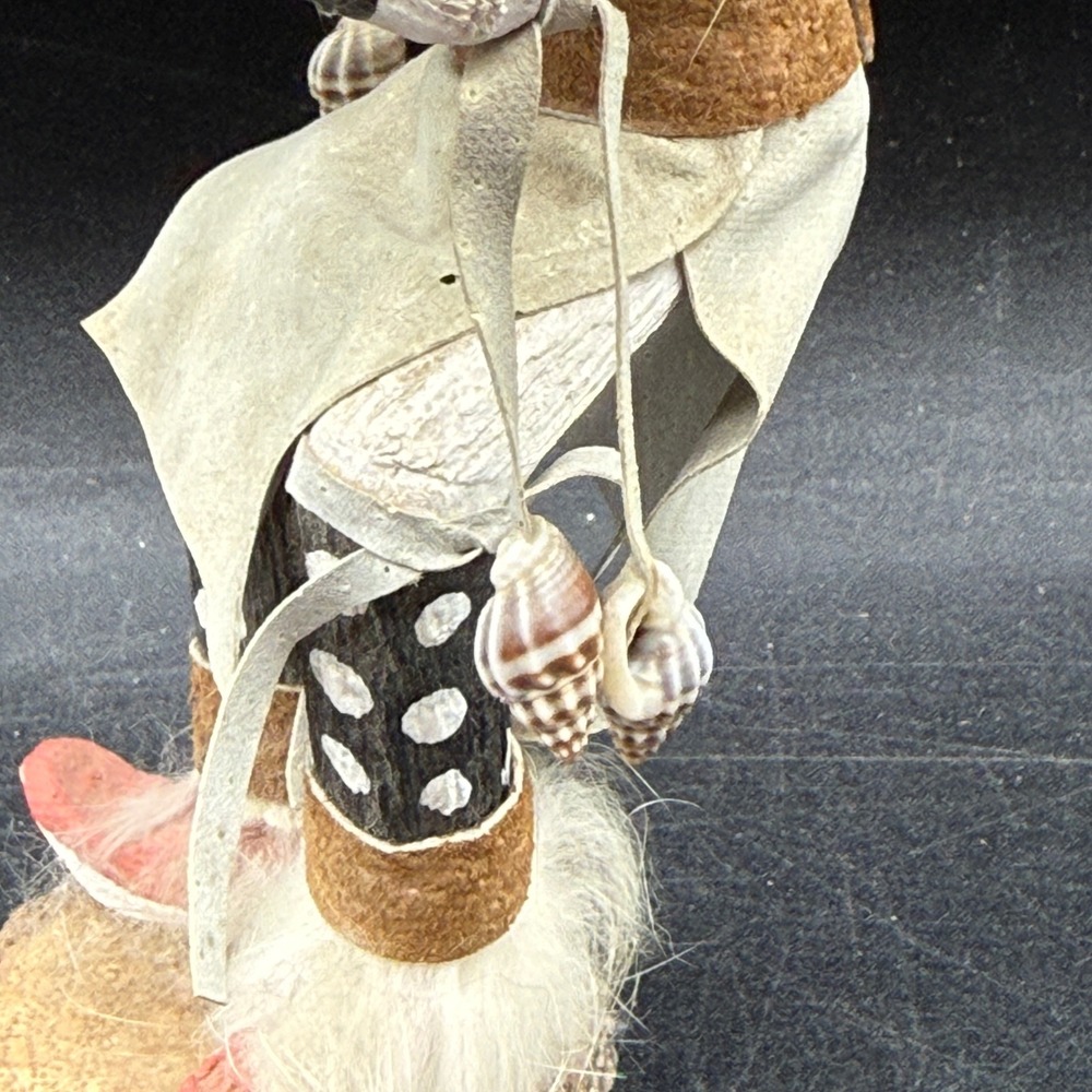 Vintage 7" White Mouse Kachina Doll Dancer Native American Folk Art Hand Painted - Picture 9 of 10